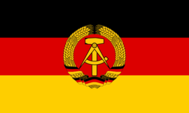 Oost Duitsland DDR vlag