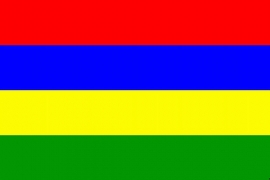 Vlag van  Mauritius