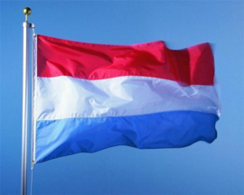 Nederland Vlag 100 X 150 Cm Rood/wit/blauw