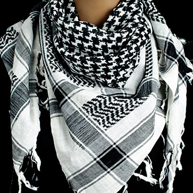 Plo sjaal zwart wit, Zware Kwaliteit