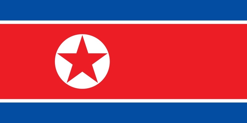 Vlag van Noord-Korea 150 x 250 cm