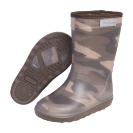 Thermoboots Enfant Dark Olive print