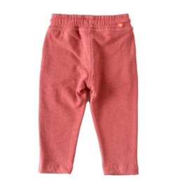 Sweatpants slub washed red, Little Label