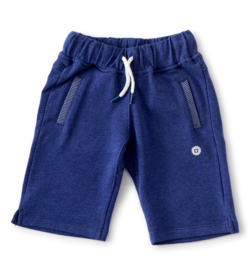 Boys Short navy blue melee, Little Label