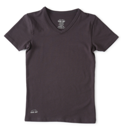 Boys t-shirt v-neck anthracite, Little label