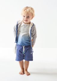 Boys Short navy blue melee, Little Label