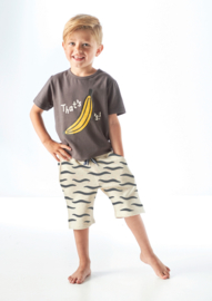 Loose fit t-shirt almost black bananas, Tapete