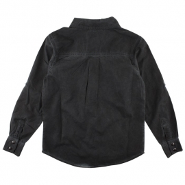 Dave LS Shirt Jet Black, Small Rags