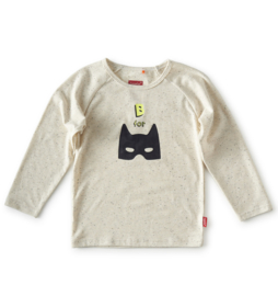 Raglan shirt off white nappy batman, Tapete