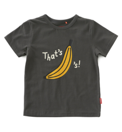 Loose fit t-shirt almost black bananas, Tapete