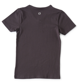 Boys t-shirt v-neck anthracite, Little label