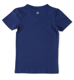 Boys t-shirt v-neck dark blue, Little label
