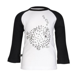 Rag raglan blowfish white, Noeser