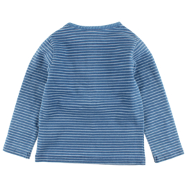 Ink LS T-Shirt GOTS Indigo Blue, Enfant