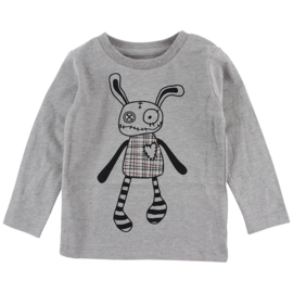 Felix LS T-shirt Grey Melange, Smallrags