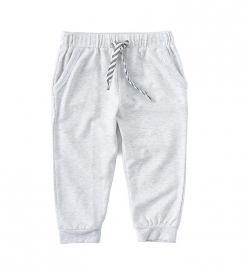 Little Label loose fit jersey pants off white baby