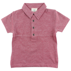 Ink SS T-Shirt GOTS Tandori Red, Enfant