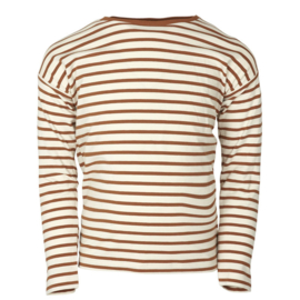 Ls T-shirt-Oekotex Leather Brown, Enfant