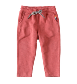 Sweatpants slub washed red, Little Label