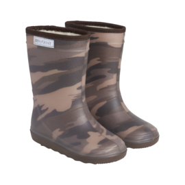 Thermoboots Enfant Dark Olive print