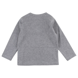 Gary LS T-shirt Grey Melange, Smallrags