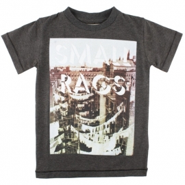 Dave SS Top Dark Grey Melang, Small Rags