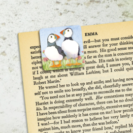 Set van 4 magnetische boekenleggers Puffins