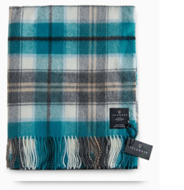 Lamswollen omslagdoek Lochcarron Islander Zomer