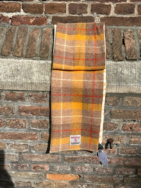 Harris Tweed Sjaal Geel/Zandkleurige ruit