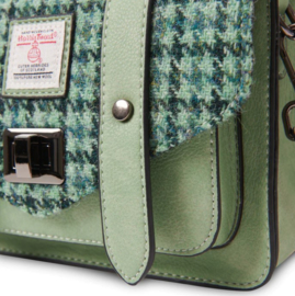 The Mini Satchel Green Dogtooth