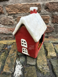 Keramiek Rood Kersthuis
