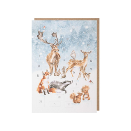 Adventkalender KAART "A Winter Wonderland"