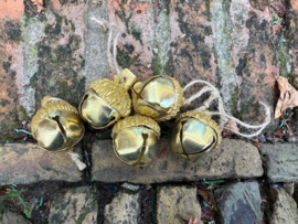 Acorn belletje in goud