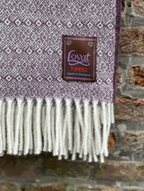 6. Fair Isle deken Aubergine