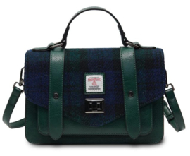 The Medium Satchel Black Watch tartan