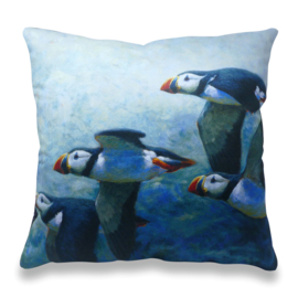 Klein groepje Puffins