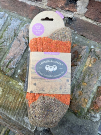 Connemara sokken Oranje/Zandkleur 43-46