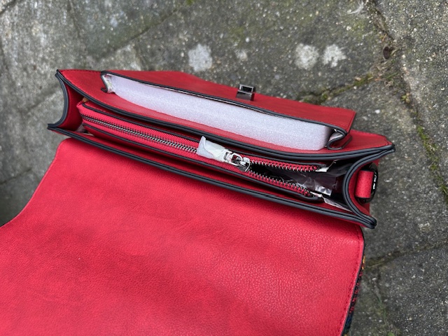 The Medium Satchel Royal Stewart tartan