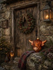Schotse Hooglander Kopje / Highland Cow face