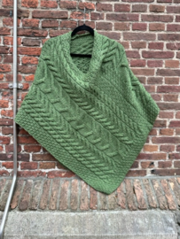 Dames Poncho Groen