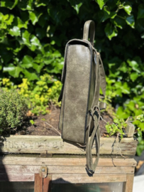 Carloway Laptop Backpack in Chestnut Herringbone