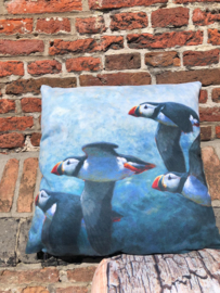 Klein groepje Puffins