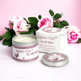 Soy Wax candle Pressed Peonies
