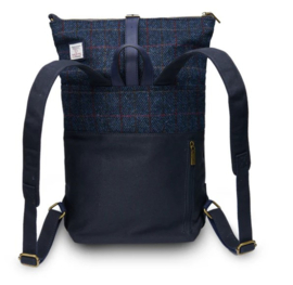 Canvas Backpack Black Herringbone