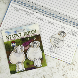 Sticky Notes Felted Sheep