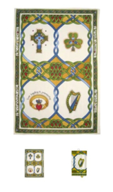 Theedoek "Emblems" Ireland-Irish Weave