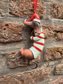 Hangende Kerst teckel