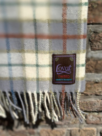Lavendel geurende plaid "Grijsblauw" geruit