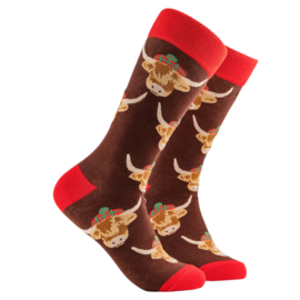 Soctopus Highland Cow sokken 43-46