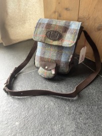 Thistlebag "Moira" in Hunting MacLeod stof van Harris Tweed